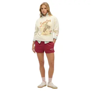 Sweatshirt largo com padrão para mulher Superdry Souvenir image-2