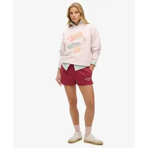 Sweatshirt largo com padrão para mulher Superdry Souvenir image-2