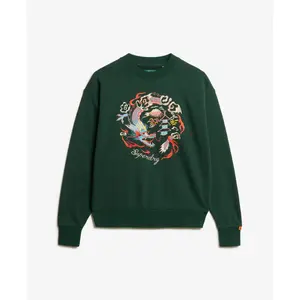 Women's embroidered sweatshirt Superdry Suika image-0