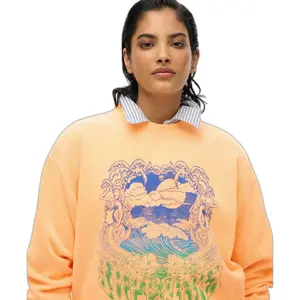 Camisola larga para mulher Superdry Psych Surf image-3