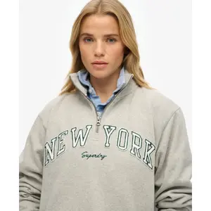 Camisola com 1/2 fecho de correr para mulher Superdry Athletic Ess Applique image-4