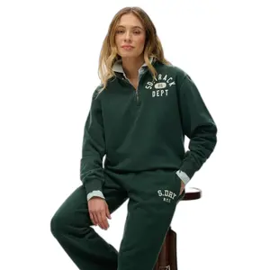 Sweatshirt 1/2 zip motif appliqué femme Superdry image-1