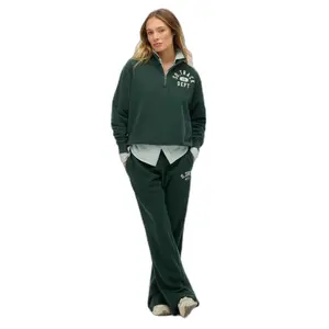 Sweatshirt 1/2 zip motif appliqué femme Superdry image-2