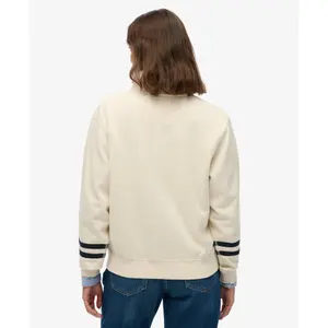 Sweatshirt 1/2 zip com motivo aplicado para mulher Superdry image-3
