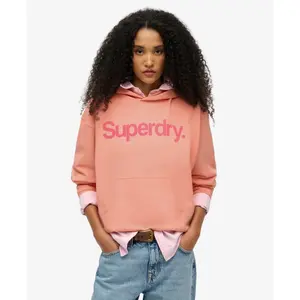 Felpa con cappuccio da donna Superdry Core Logo City image-1