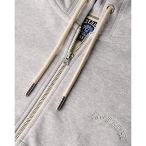 Women's cropped zip-up hoodie with logo Superdry Essential image-1