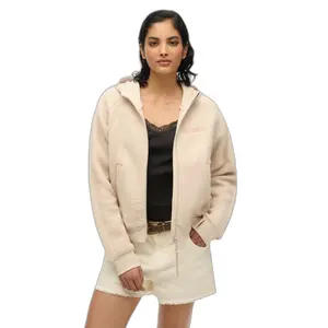 Felpa in pile con cappuccio da donna Superdry Active Tech image-1