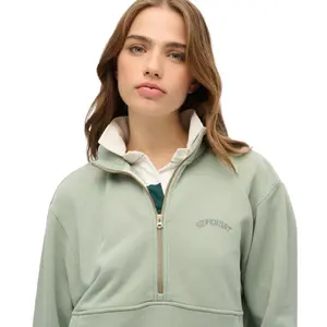 Women’s oversized round neck sweatshirt Superdry Athletic Essentials image-3