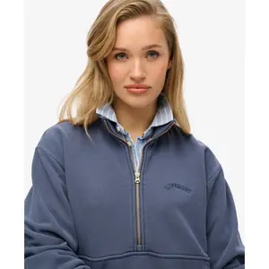 Women’s oversized round neck sweatshirt Superdry Athletic Essentials image-3