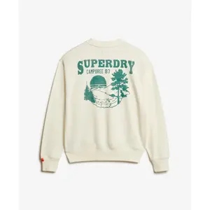 Sweatshirt amplo monochromático feminino Superdry Lo-Fi Outdoor image-3