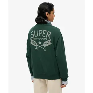 Loose-fitting monochrome sweatshirt for women Superdry Lo-Fi Outdoor image-2