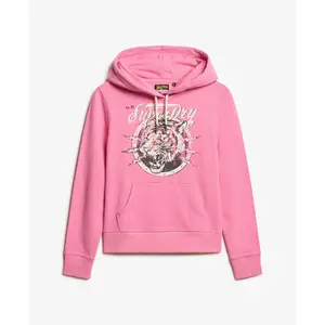 Women's hoodie with pattern Superdry Archive image-0