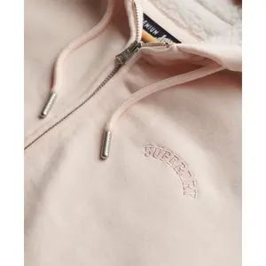 Damska bluza z kapturem zapinana na zamek Superdry Borg image-1