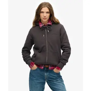 Damska bluza zapinana na zamek z kapturem z wełnianą podszewką Superdry image-1