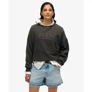 Sweatshirt woman Superdry Athletic Tonal Applique Crew image-1