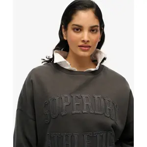 Sweatshirt woman Superdry Athletic Tonal Applique Crew image-4