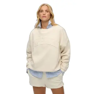 Sweatshirt woman Superdry Athletic Tonal Applique Crew image-1