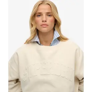 Sweatshirt woman Superdry Athletic Tonal Applique Crew image-4