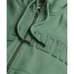 Women’s zip-up cropped hoodie Superdry Athletic Essentials image-5
