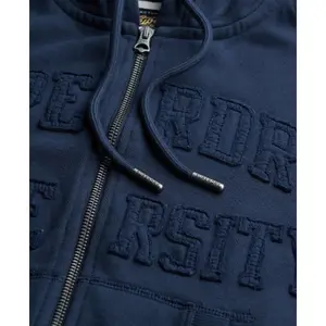 Women's full zip hoodie Superdry Athletic Tonal Crop image-5