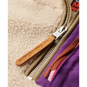 Damen Fleecejacke mit halbem Reißverschluss Superdry Vintage image-6