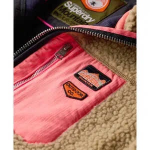 Damen Fleecejacke mit halbem Reißverschluss Superdry Vintage image-5