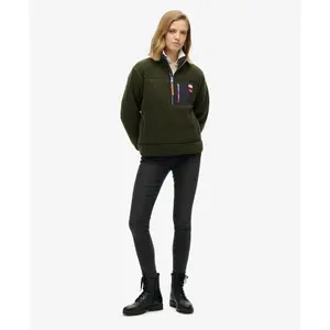 Vintage Retro Fleece 1/2 Zip Damen Superdry image-2