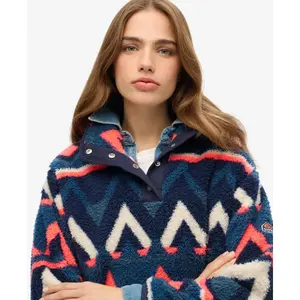 Sweatshirt Halb-Zip Damen Superdry Super Soft image-5