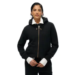 Sweatshirt à capuche zippé femme Superdry Logo Essential image-1