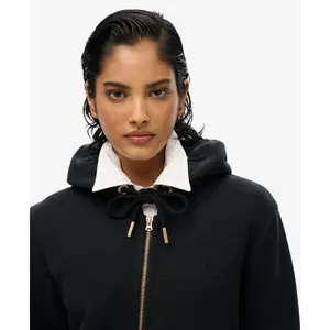 Sweatshirt à capuche zippé femme Superdry Logo Essential image-3