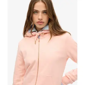 Sweatshirt à capuche zippé femme Superdry Logo Essential image-4