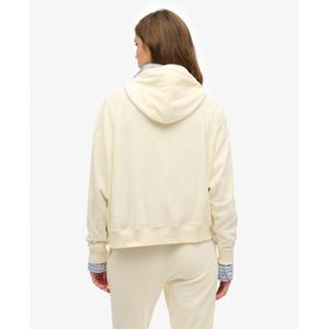 Women's zip-up velvet hoodie Superdry image-2
