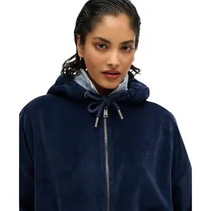 Damen Kapuzenpullover aus Cord mit Reißverschluss Superdry image-4