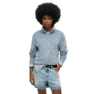 w2012370a-5aw-women-s-zip-neck-velvet-sweatshirt-superdry-tide-blue