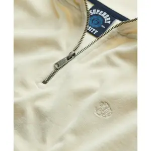 Women's zip-neck velvet sweatshirt Superdry image-1
