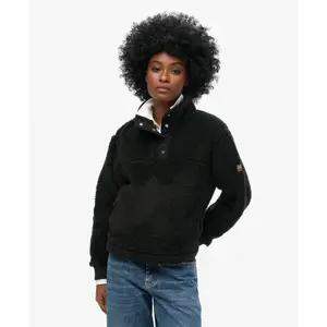 Suéter ultra suave con cuello de camionero para mujer Superdry image-1