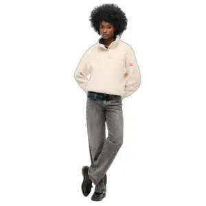 Suéter ultra suave con cuello de camionero para mujer Superdry image-1