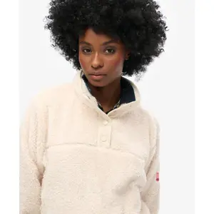 Suéter ultra suave con cuello de camionero para mujer Superdry image-4