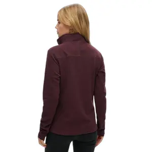 Damen Fleece-Pullover mit halbem Reißverschluss Superdry image-3