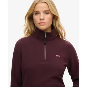 Damen Fleece-Pullover mit halbem Reißverschluss Superdry image-4