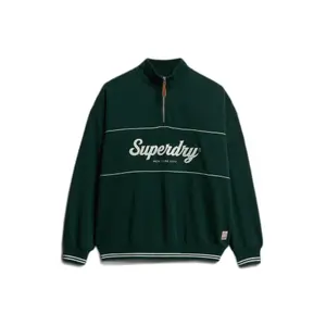 Felpa donna con zip 1/4 larga Superdry Country Club image-0