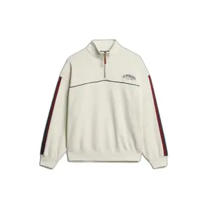 Pull à col tunisien femme Superdry Country Club Tape image-0