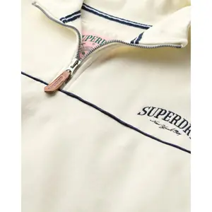 Pull à col tunisien femme Superdry Country Club Tape image-1