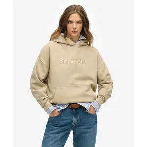 Felpa con cappuccio da donna Superdry Emb Core image-1