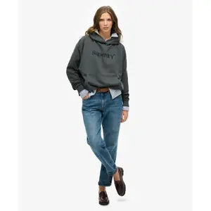 Women's hooded sweatshirt Superdry Emb Core image-1