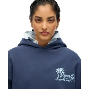 Sweatshirt com capuz de grandes dimensões para mulher Superdry Lo-fi Outdoor image-3