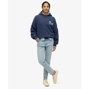 Sweatshirt com capuz de grandes dimensões para mulher Superdry Lo-fi Outdoor image-1