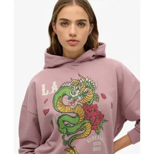 Sweatshirt à capuche femme Superdry Neo Trad Tattoo image-3