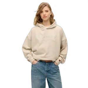 Women's hooded sweatshirt Superdry Venue Metallic Relaxed image-1
