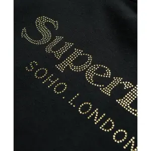 Women's metallic hooded sweatshirt Superdry Venue image-5